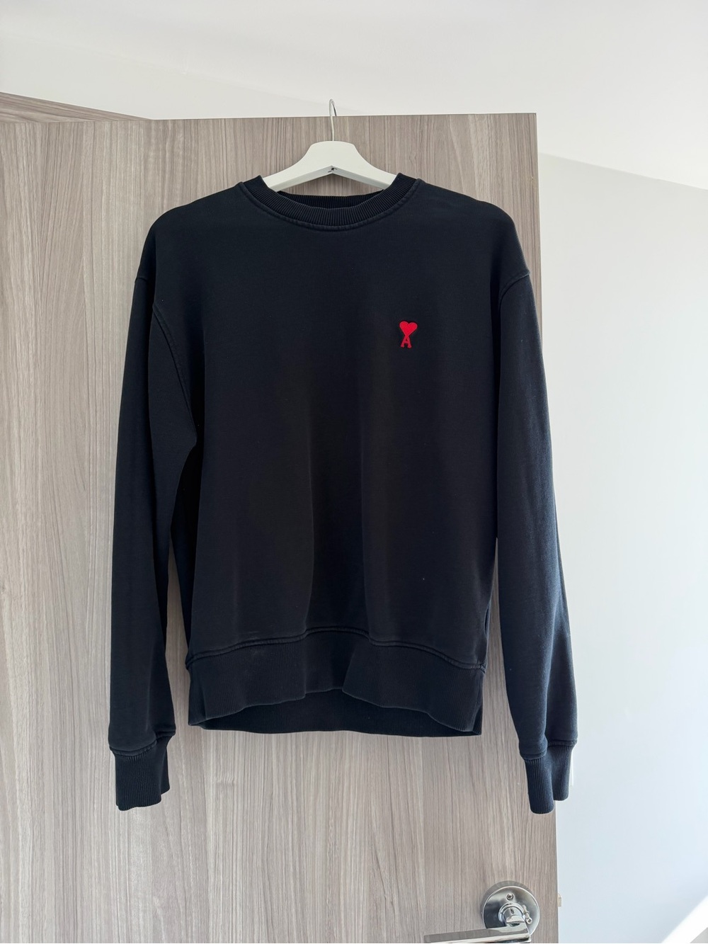 AMI Crewneck Cotton Sweater